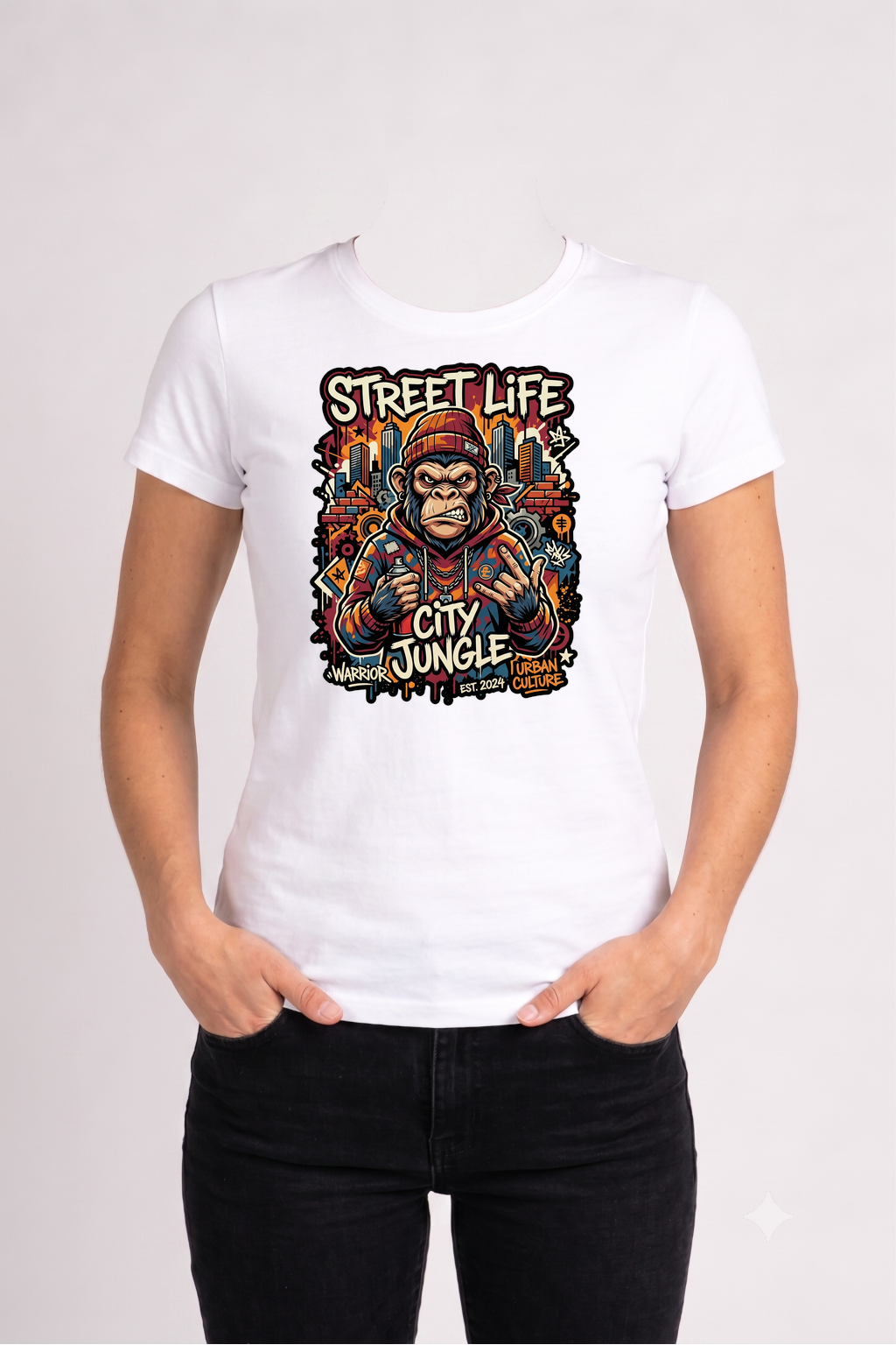 Koszulka damska „Street life”