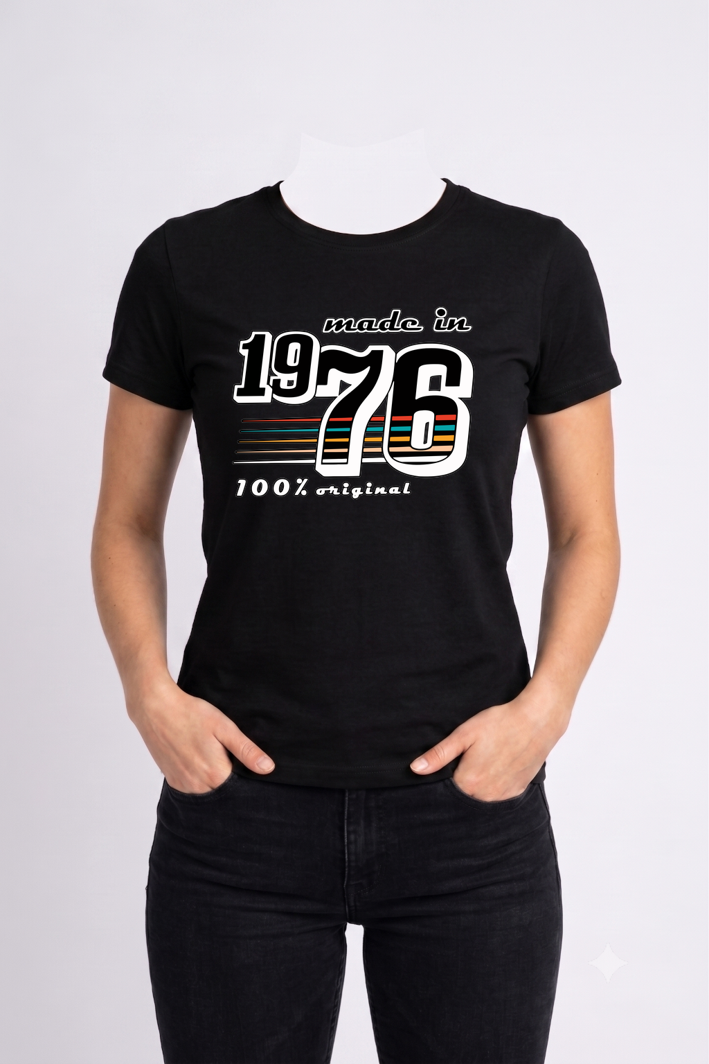 Koszulka damska "Made in 1976" - obrazek 3