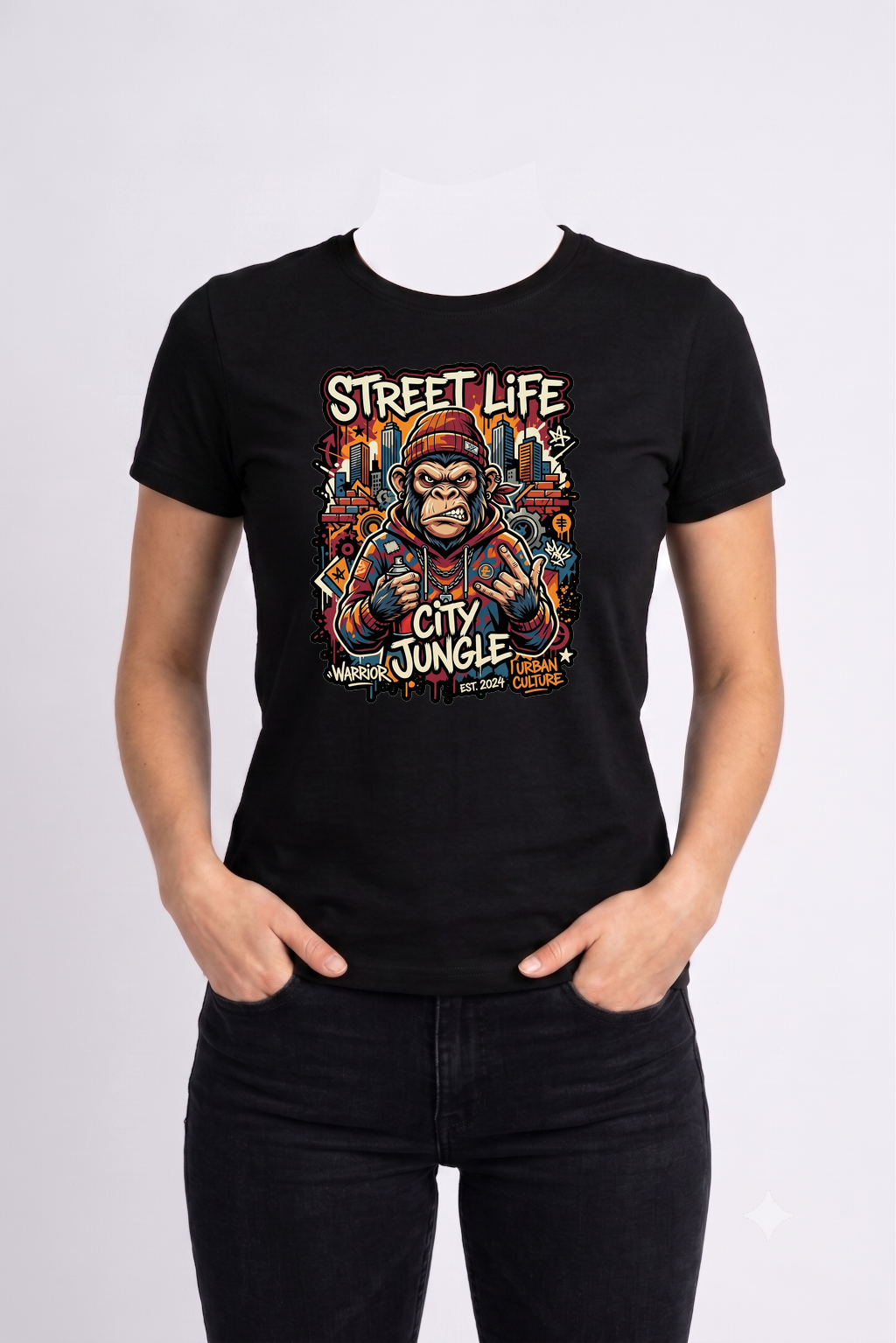Koszulka damska "Street life" - obrazek 3