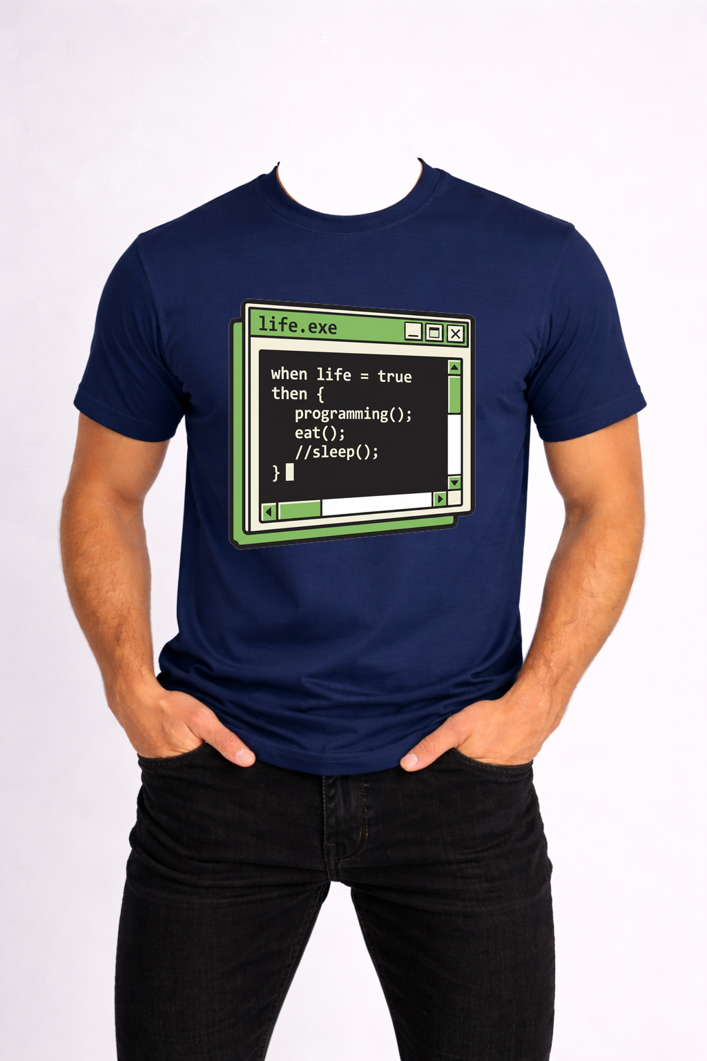 T-SHIRT MĘSKI KOSZULKA Z - NADRUKIEM „Suma warunków” - obrazek 4